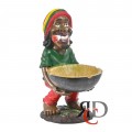 JAMAICAN MAN ASHTRAY 18" LARGE 1CT